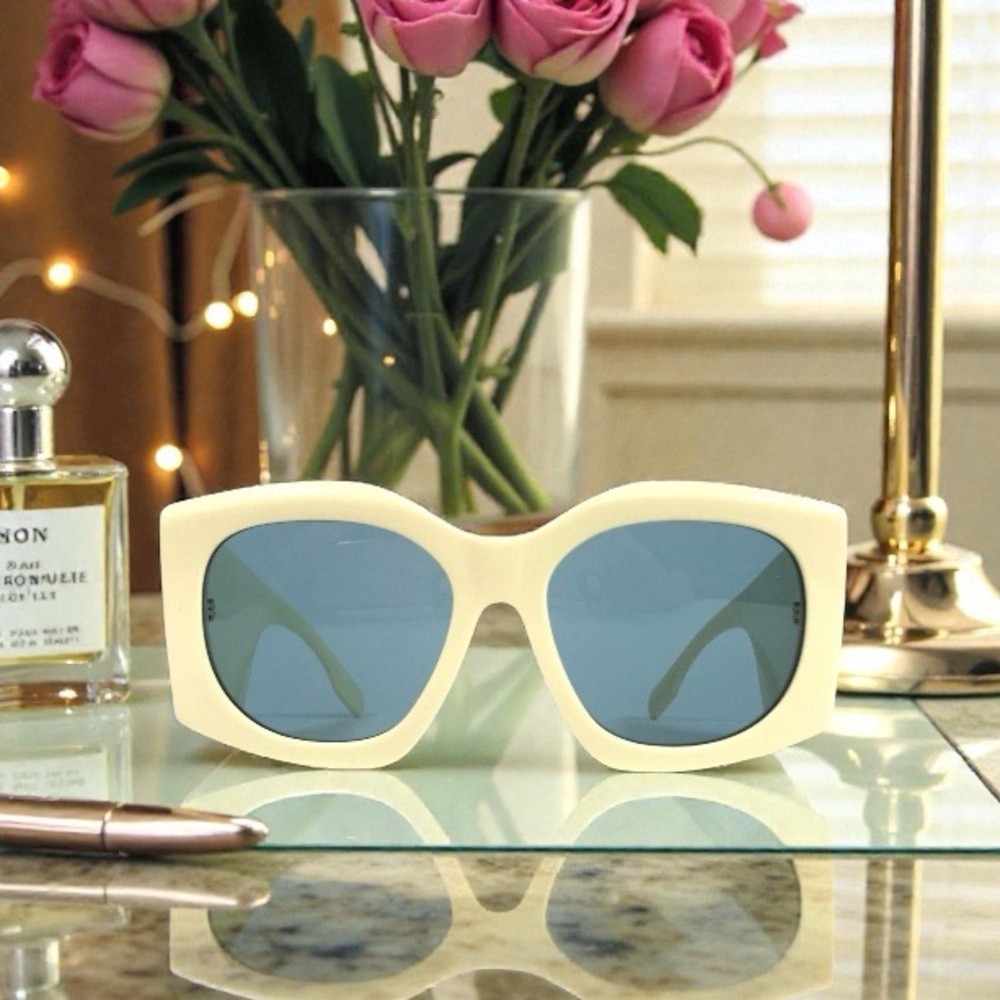 Burberry BE4388U Yellow Madeline Sunglasses - Picture 5 of 16